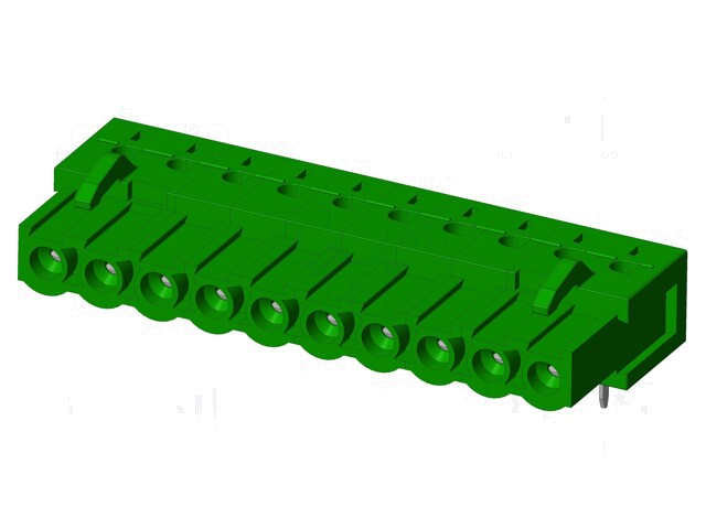 Connector: ontkoppelbare terminal strip; contact; vrouwelijk Connector: ontkoppelbare terminal strip; contact; vrouwelijk